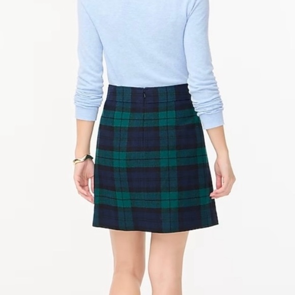 J Crew wool plaid skirt - Picture 2 of 4